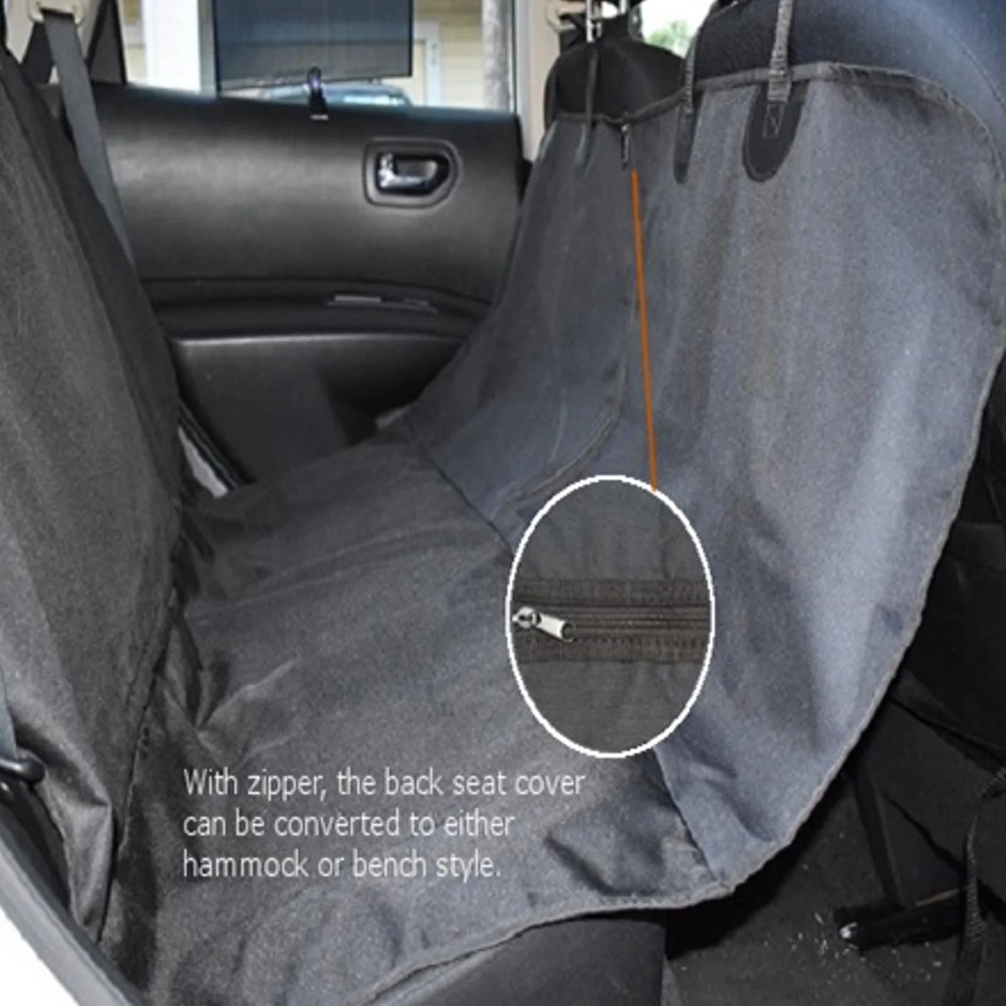 🚙 PawPalace Waterproof Car Hammock Seat Cover