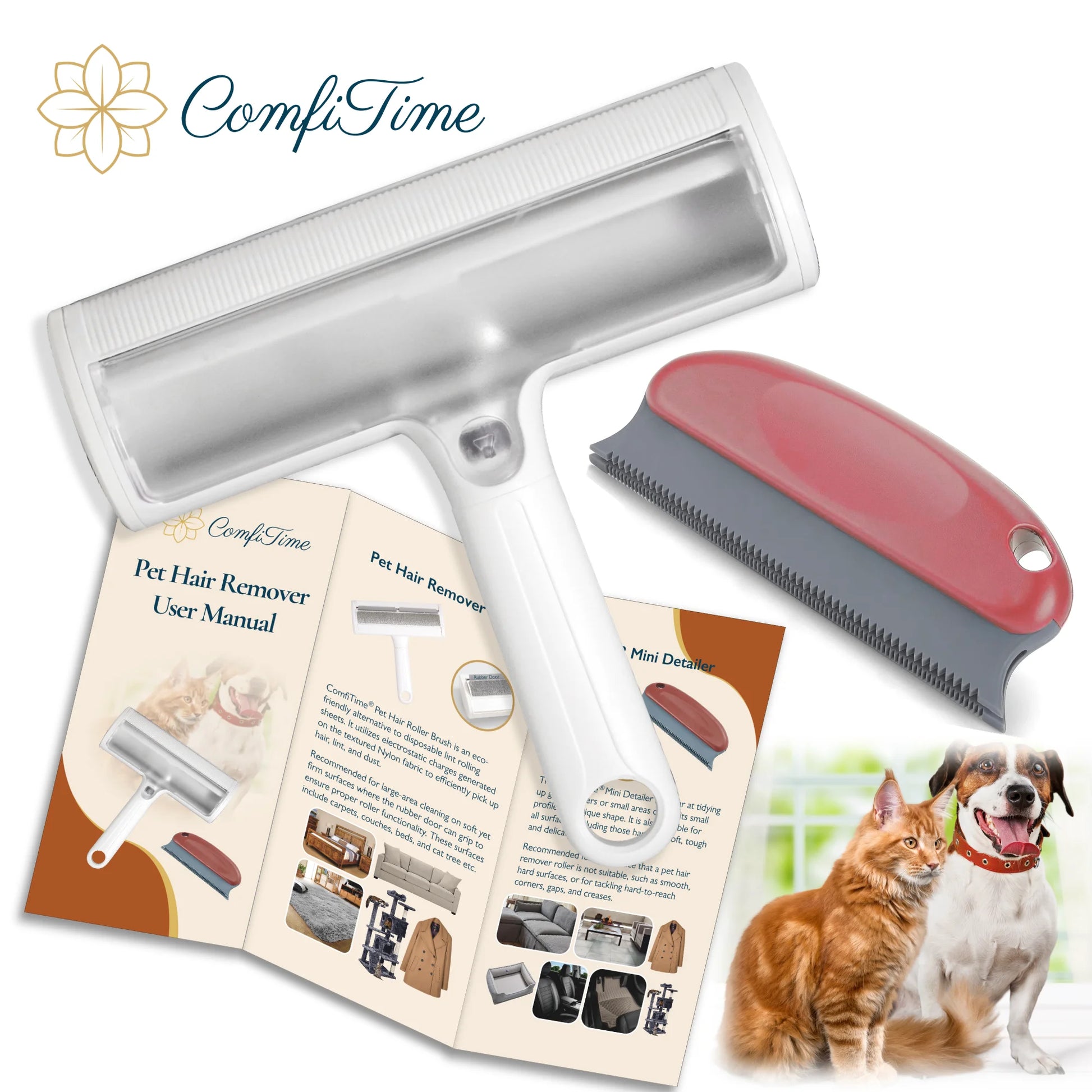 ✨ FurZap Reusable Pet Hair Remover Set