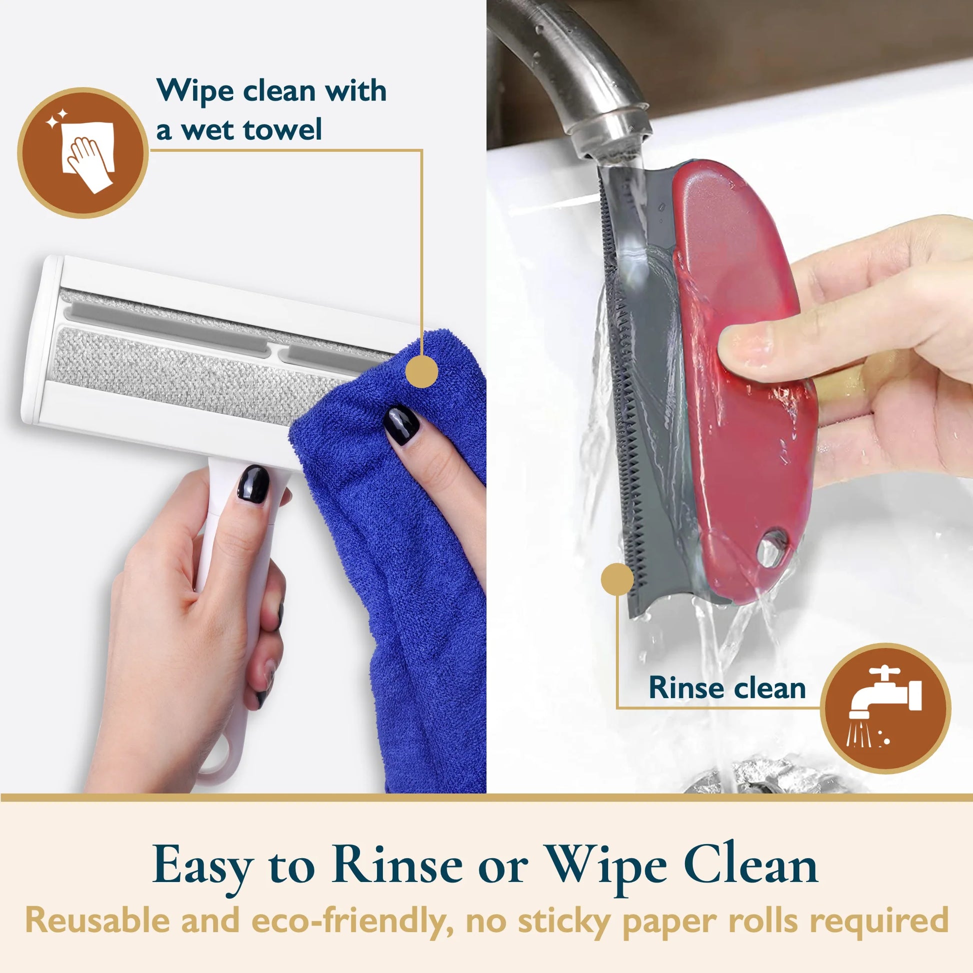 ✨ FurZap Reusable Pet Hair Remover Set