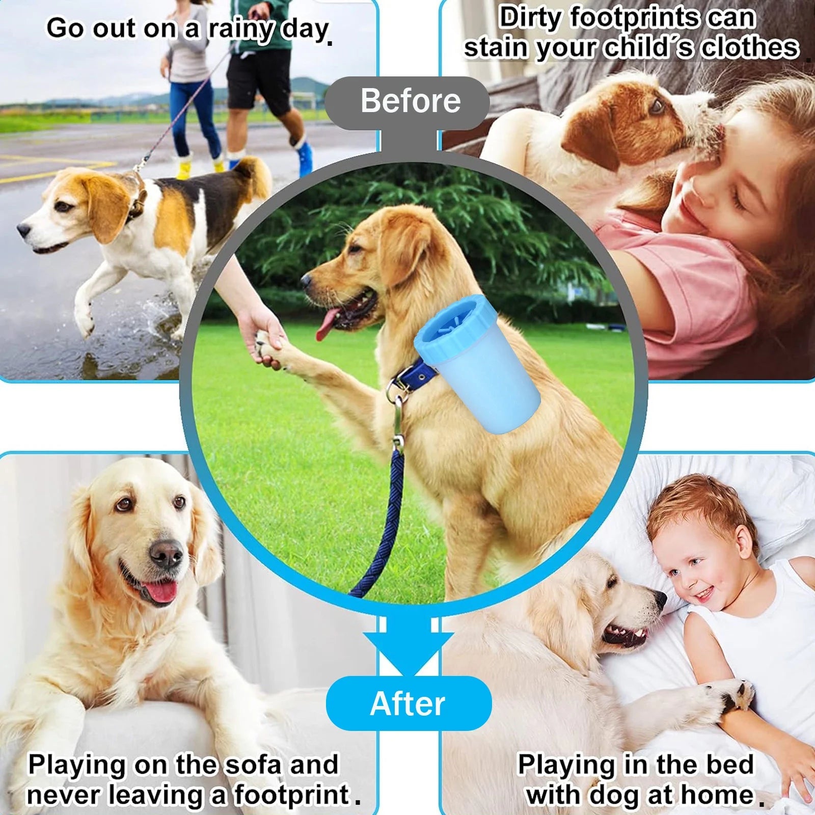 🐾 PawSpa Portable Paw Washer Set
