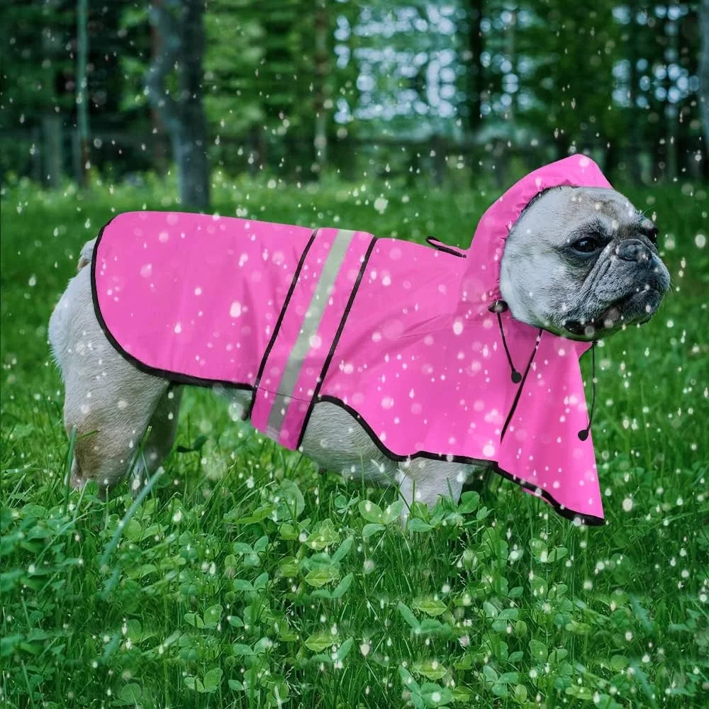 🌧️ PupShield Reflective Waterproof Dog Raincoat