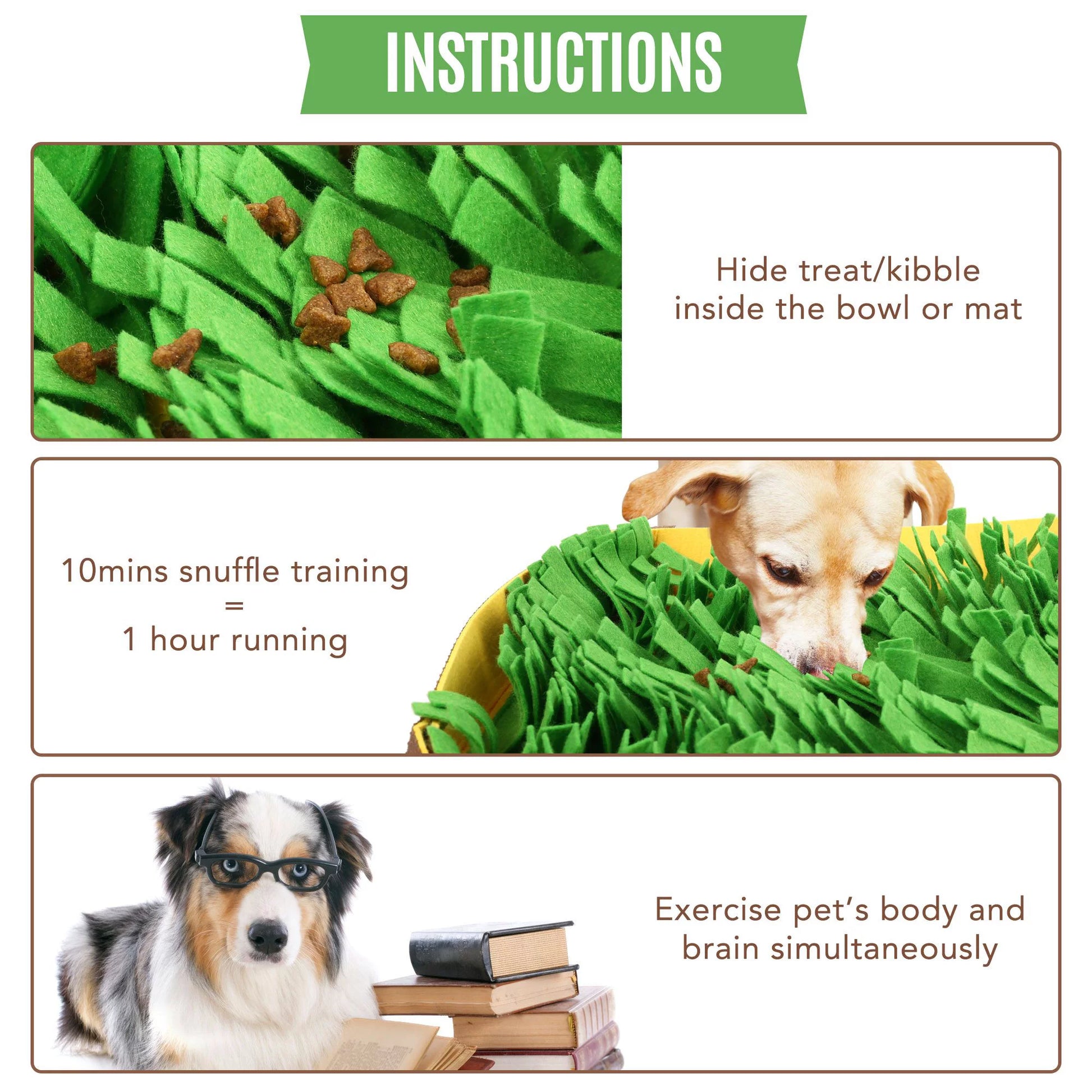 Washable Dog Snuffle Mat – For Happy, Busy Pups