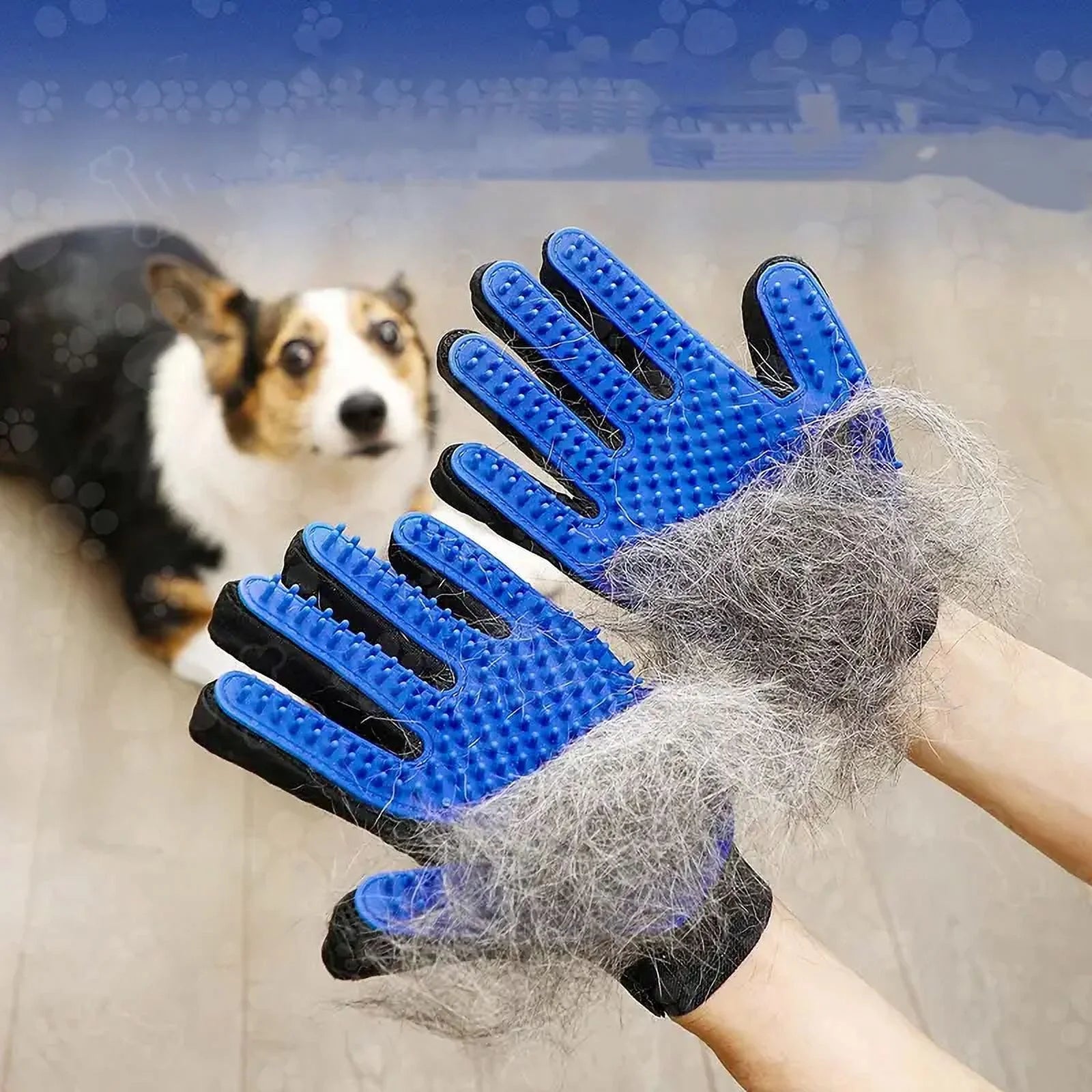 ✨ FurBuddies Groom & Massage Gloves (Pair)