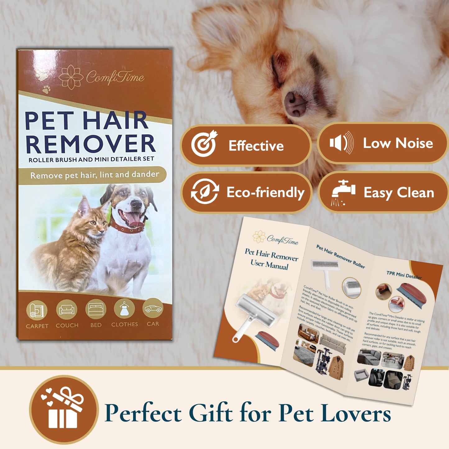 ✨ FurZap Reusable Pet Hair Remover Set