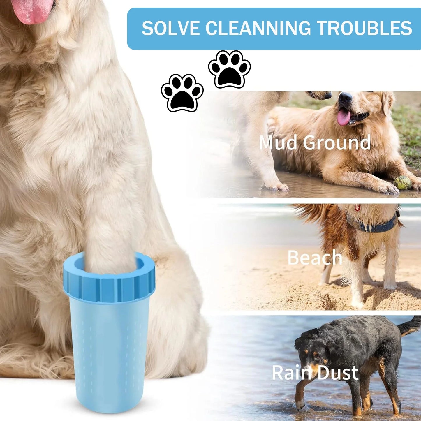 🐾 PawSpa Portable Paw Washer Set