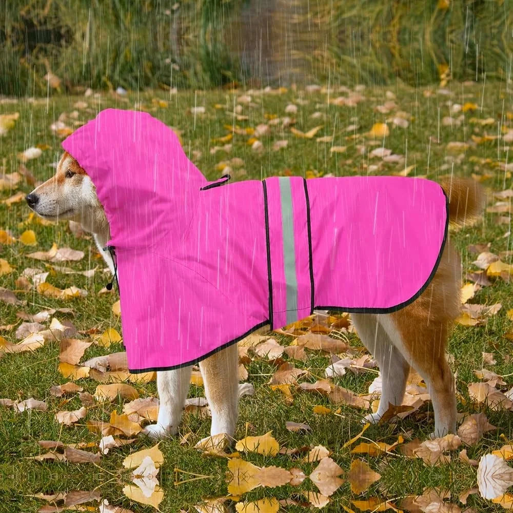 🌧️ PupShield Reflective Waterproof Dog Raincoat