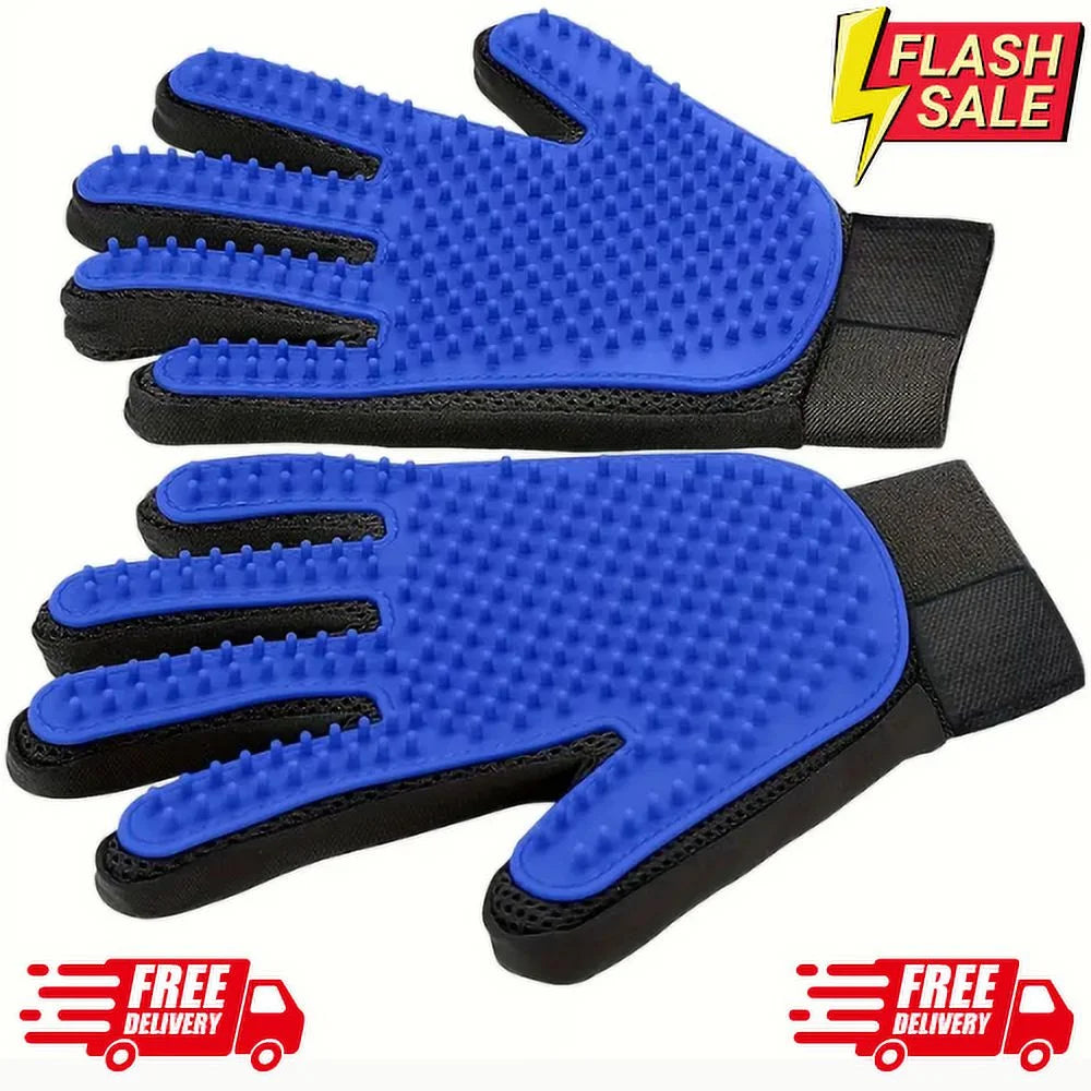 ✨ FurBuddies Groom & Massage Gloves (Pair)