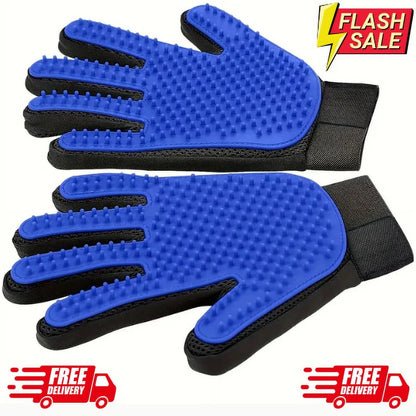 ✨ FurBuddies Groom & Massage Gloves (Pair)