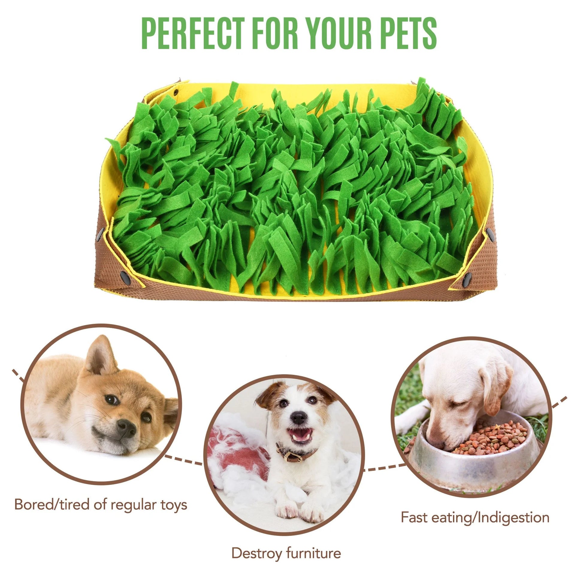 Washable Dog Snuffle Mat – For Happy, Busy Pups